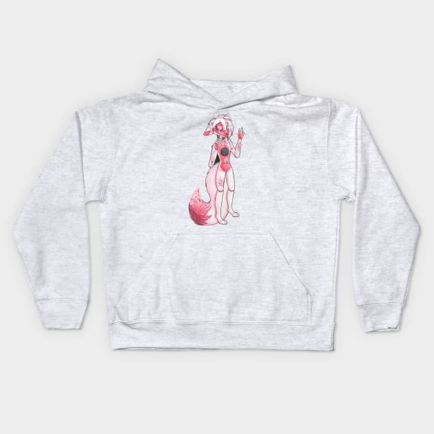 Crystal Funtime Foxy Kids Hoodie by SlinkyCat